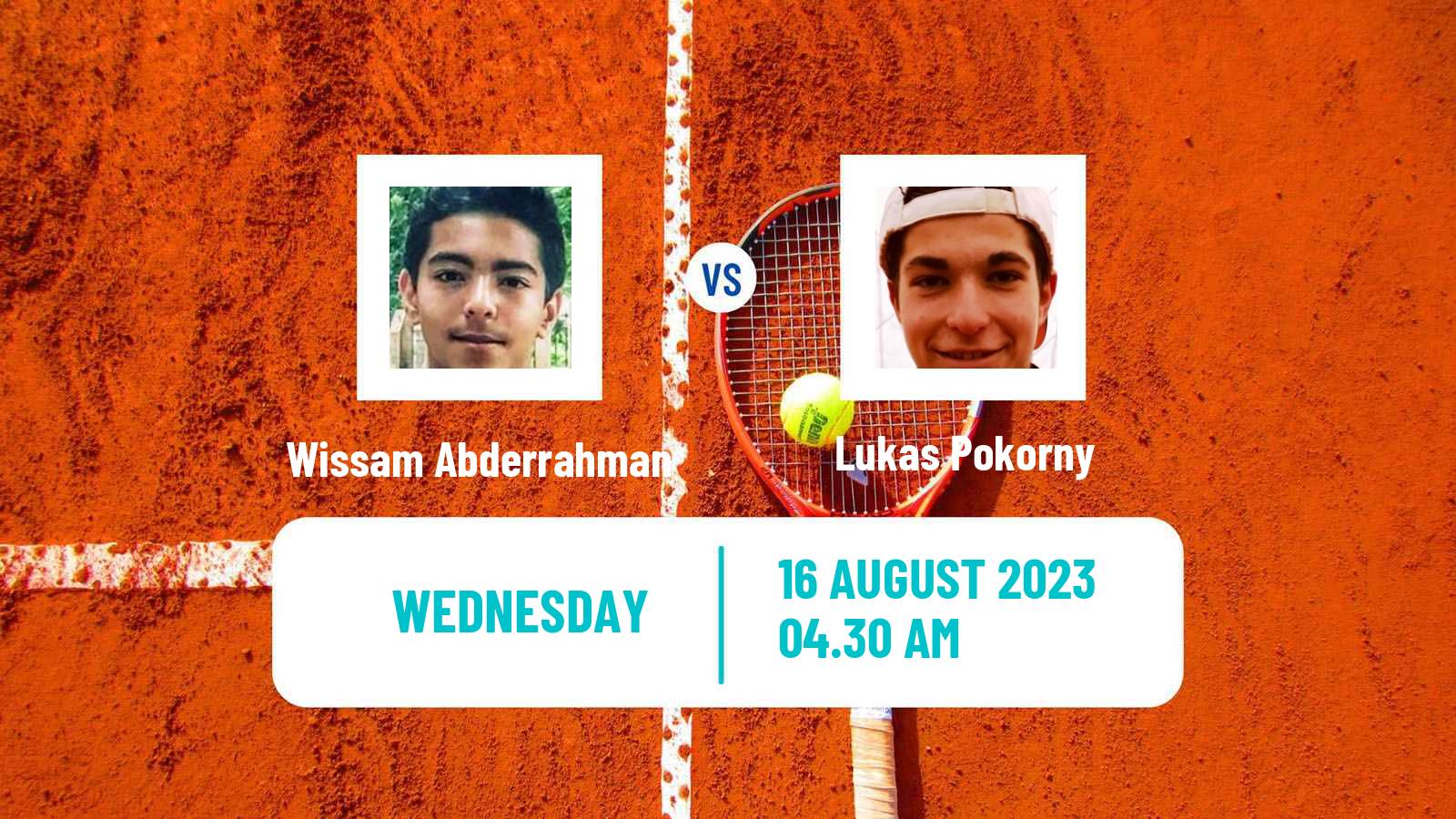 Tennis ITF M15 Monastir 33 Men Wissam Abderrahman - Lukas Pokorny