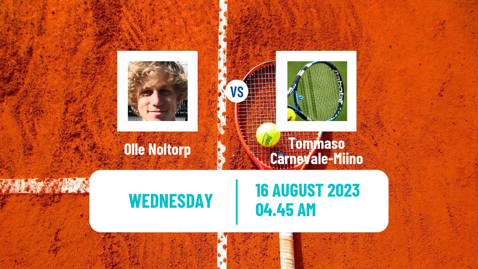 Tennis ITF M25 Ystad Men Olle Noltorp - Tommaso Carnevale-Miino