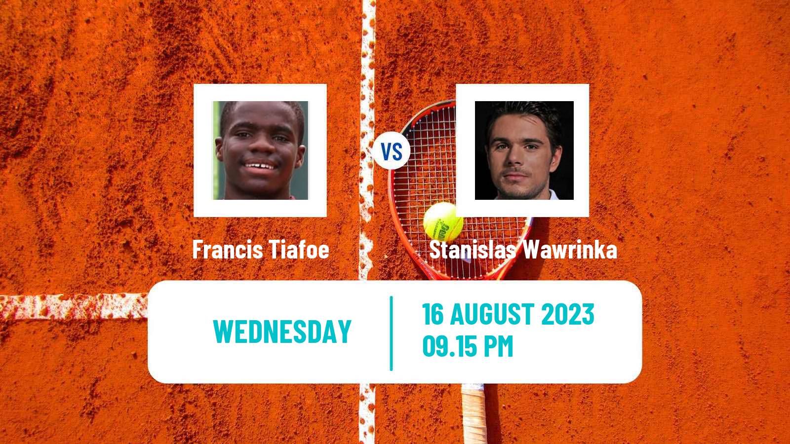 Tennis ATP Cincinnati Francis Tiafoe - Stanislas Wawrinka