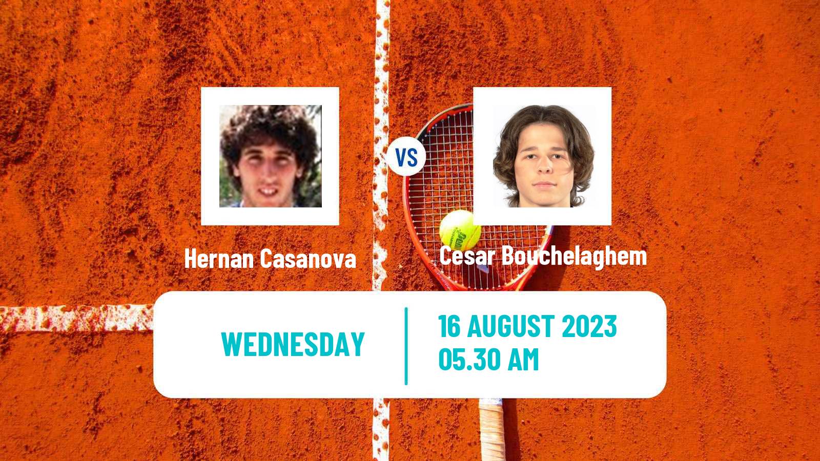 Tennis ITF M25 Koksijde Men Hernan Casanova - Cesar Bouchelaghem