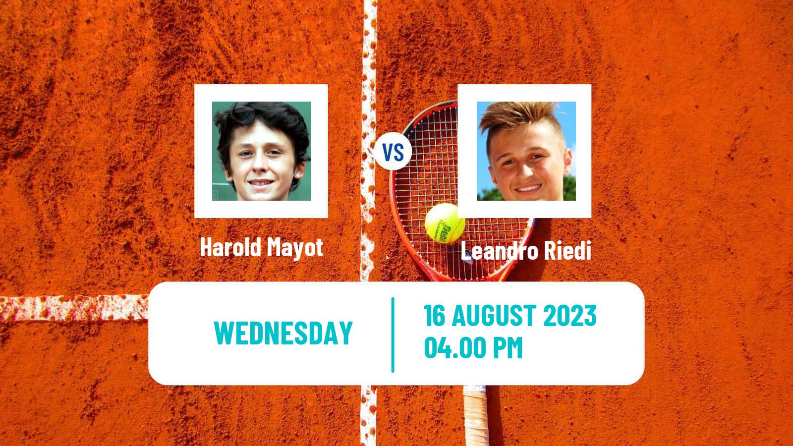 Tennis Winnipeg Challenger Men Harold Mayot - Leandro Riedi