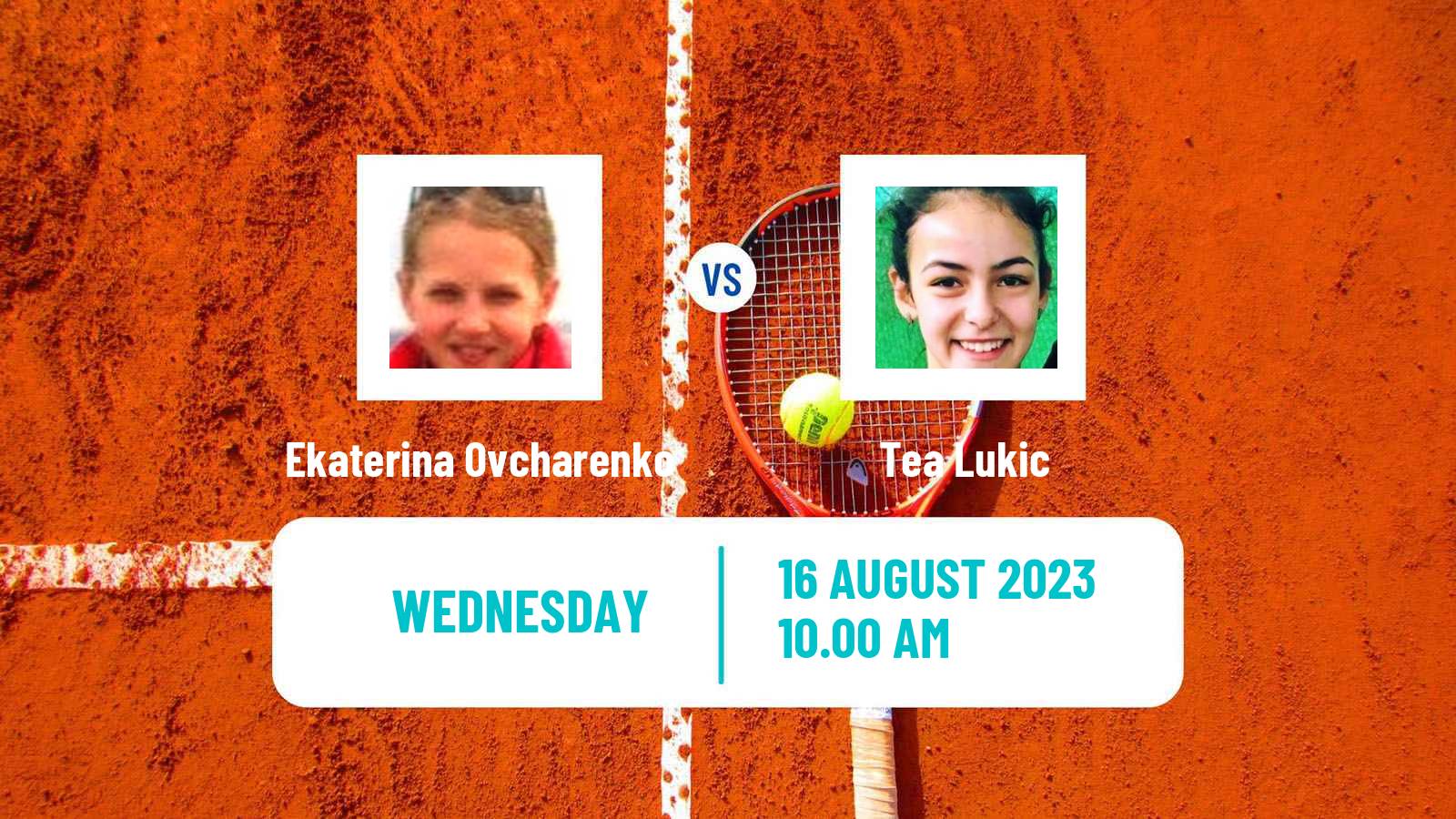 Tennis ITF W25 Erwitte Women Ekaterina Ovcharenko - Tea Lukic
