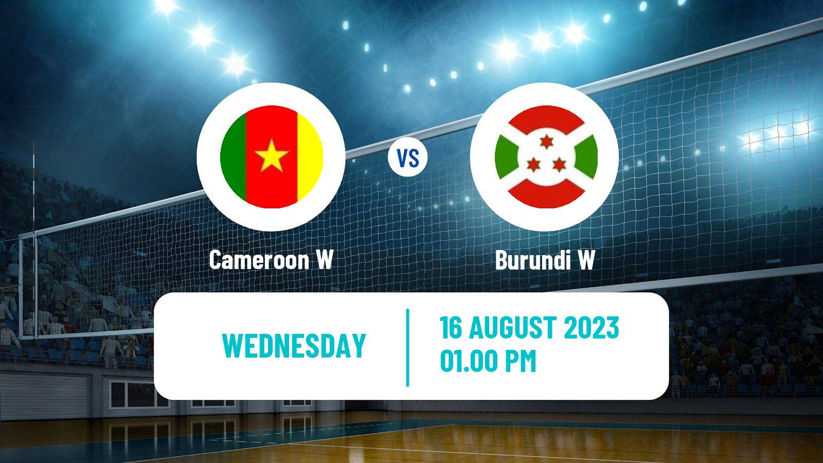 Volleyball African Championship Volleyball Women Cameroon W - Burundi W