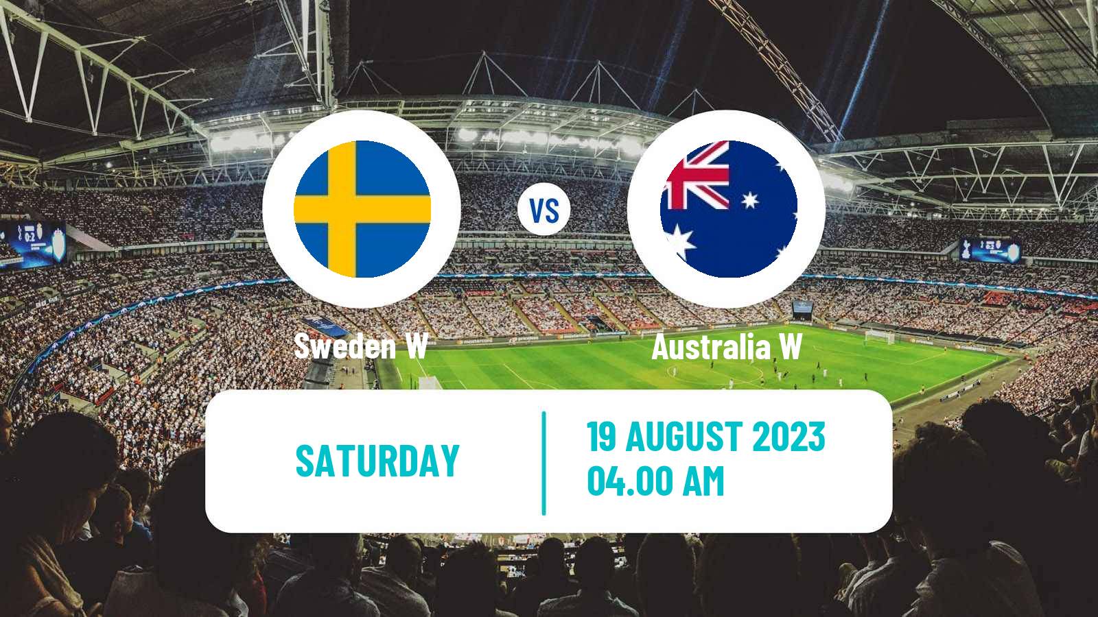 Soccer FIFA World Cup Women Sweden W - Australia W