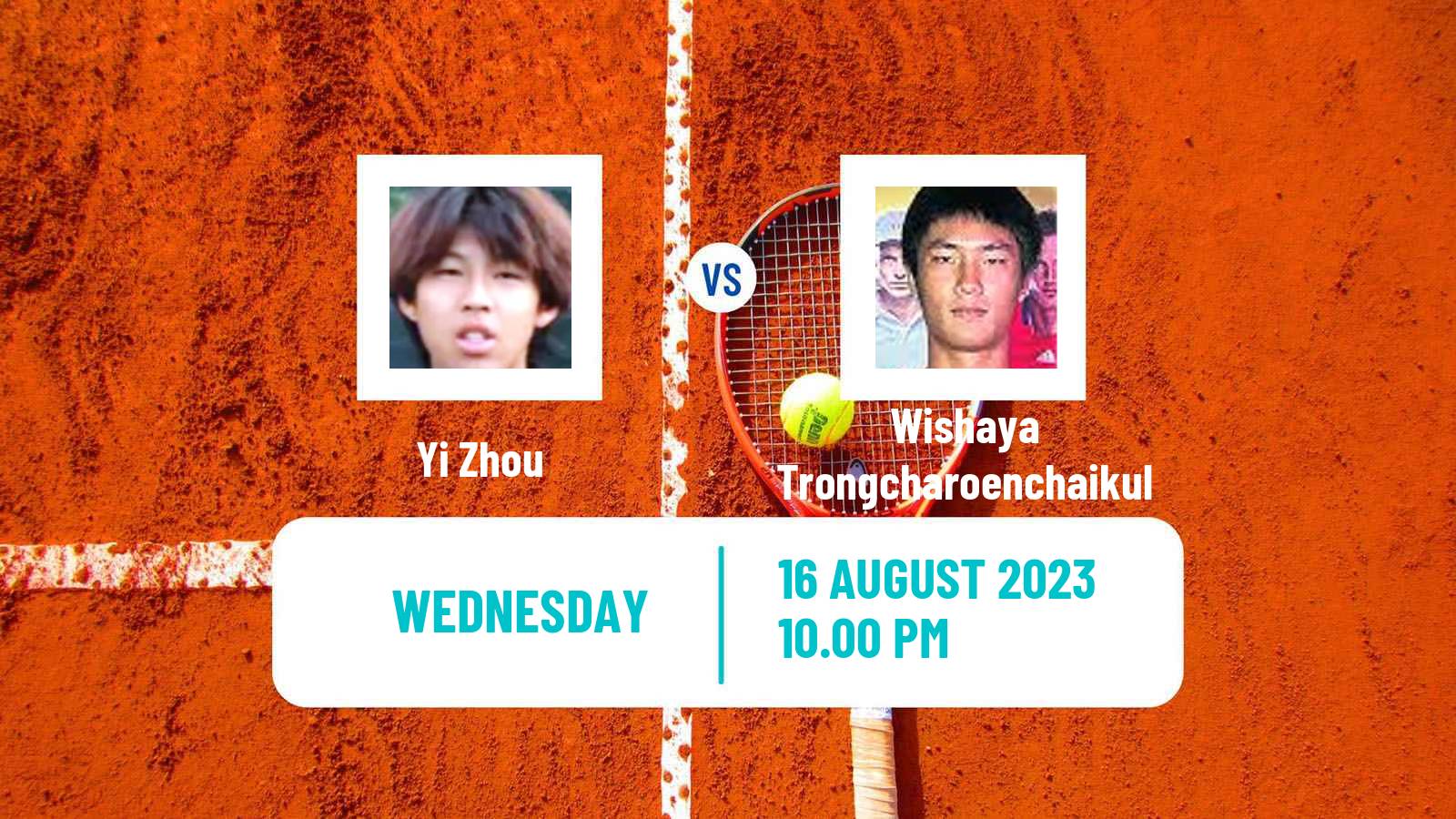 Tennis ITF M25 Yinchuan Men Yi Zhou - Wishaya Trongcharoenchaikul
