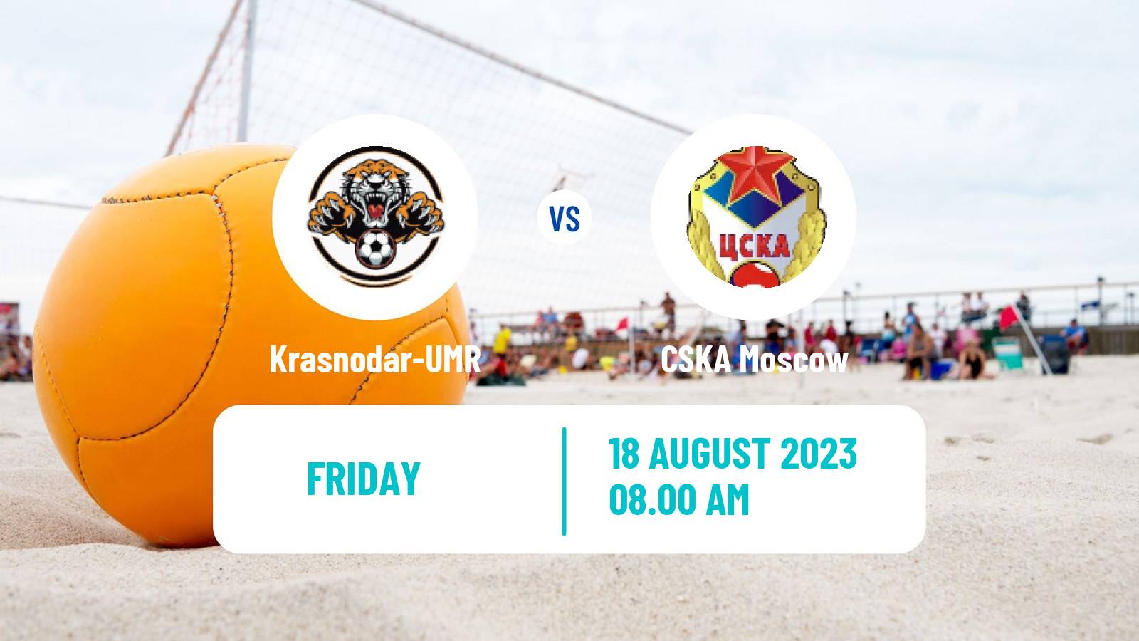 Beach soccer Superliga Krasnodar-UMR - CSKA Moscow