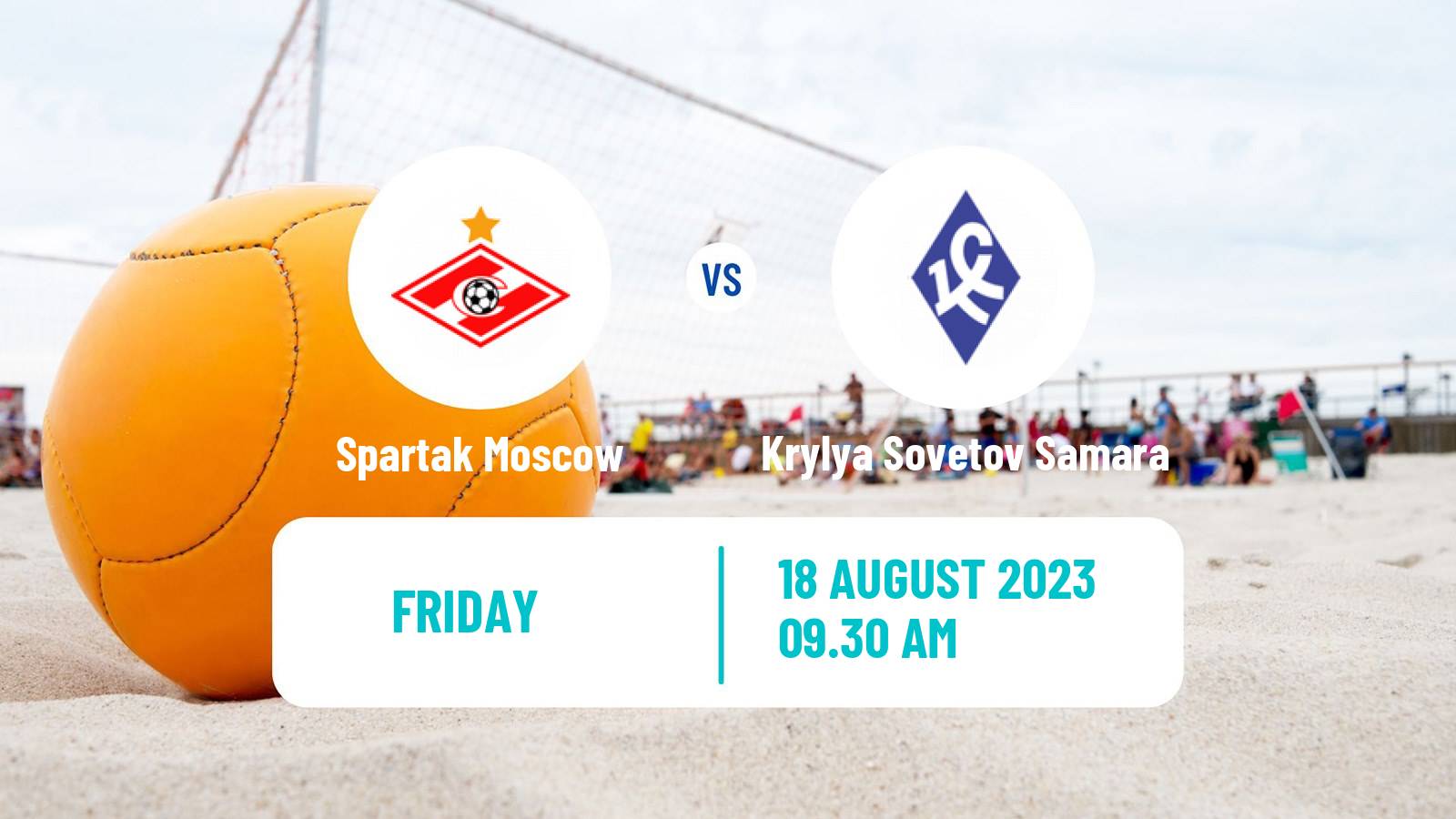Beach soccer Superliga Spartak Moscow - Krylya Sovetov Samara