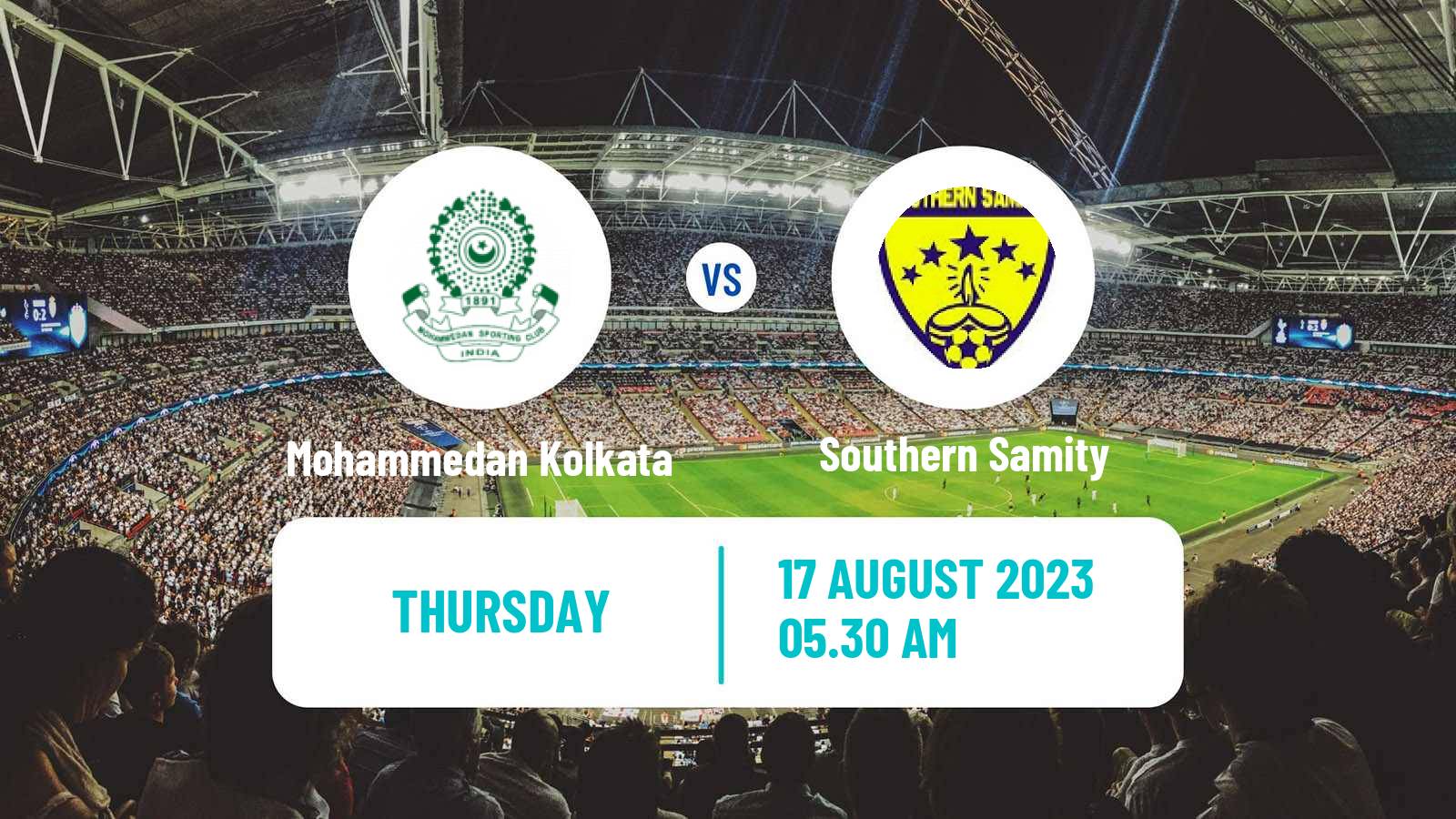 Soccer Calcutta Premier Division Mohammedan Kolkata - Southern Samity