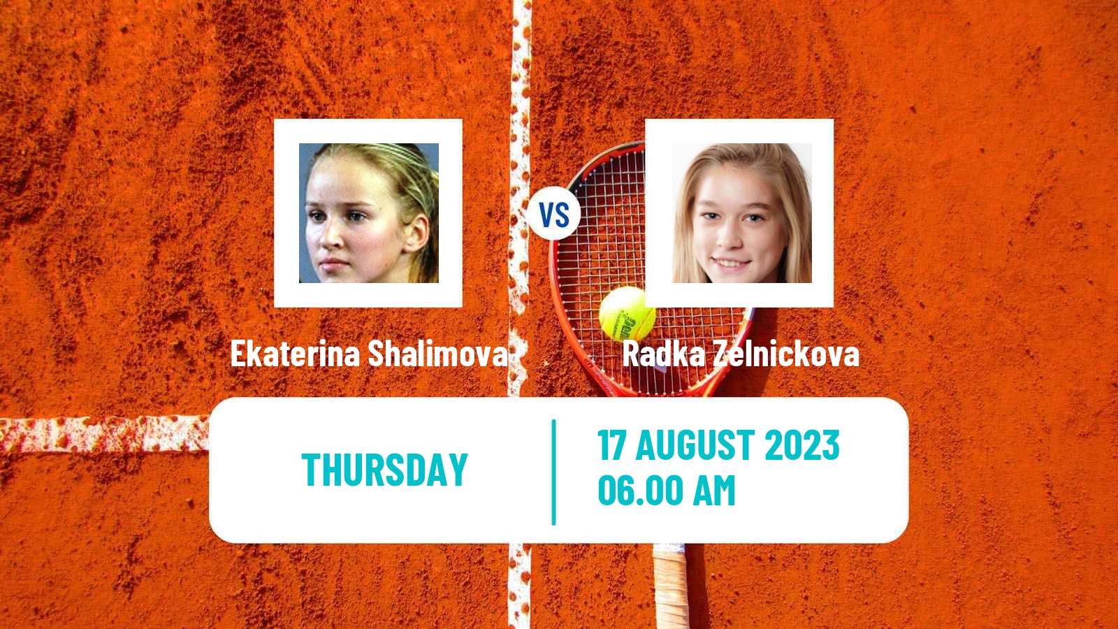Tennis ITF W15 Monastir 28 Women Ekaterina Shalimova - Radka Zelnickova