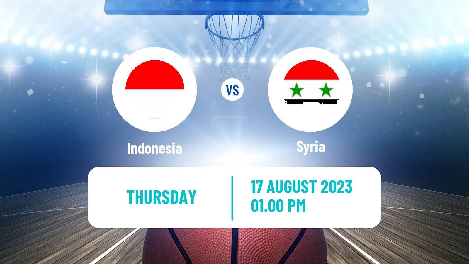 Basketball Olympic Games - Basketball Indonesia - Syria
