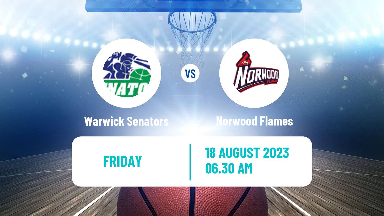 Basketball Australian NBL1 Women Warwick Senators - Norwood Flames