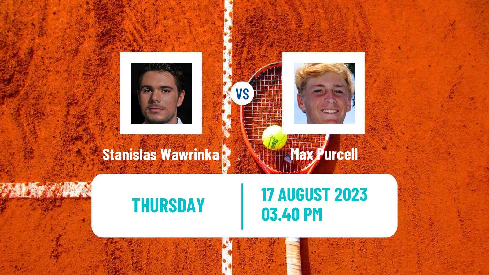 Tennis ATP Cincinnati Stanislas Wawrinka - Max Purcell