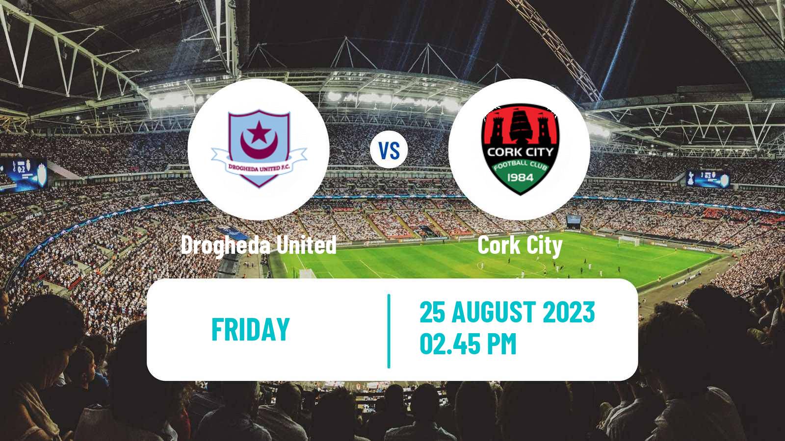 Soccer Irish Premier Division Drogheda United - Cork City