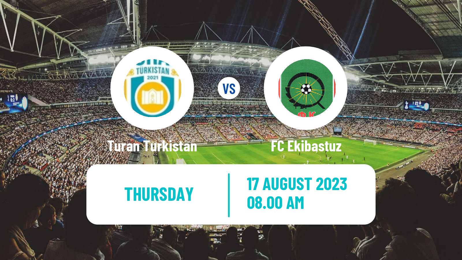 Soccer Kazakh First Division Turan Turkistan - Ekibastuz