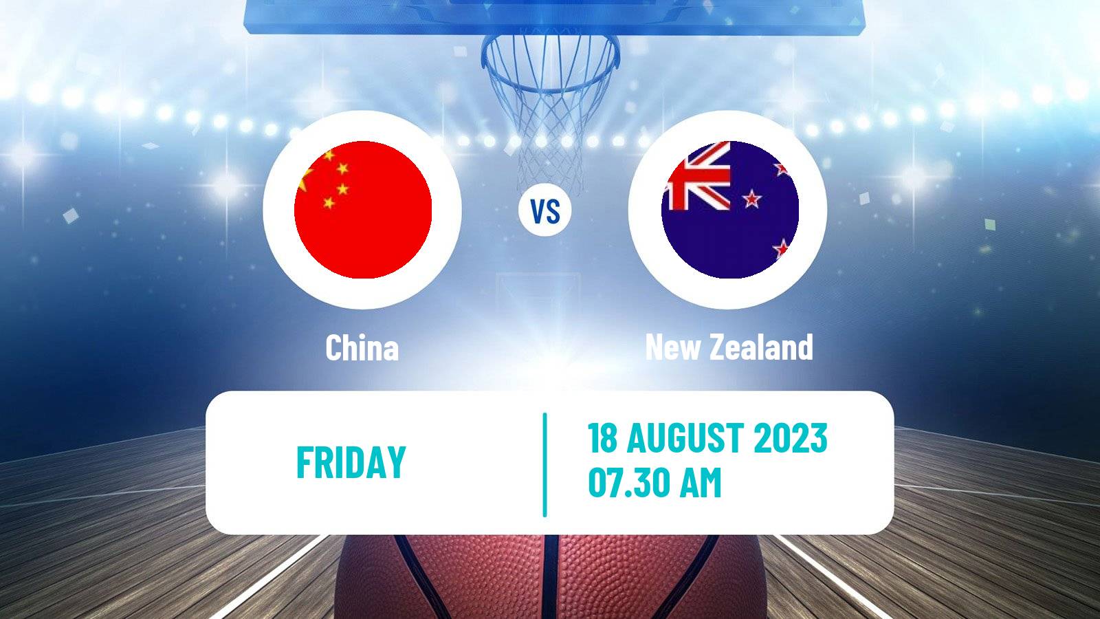 Basketball Friendly International Basketball China - New Zealand