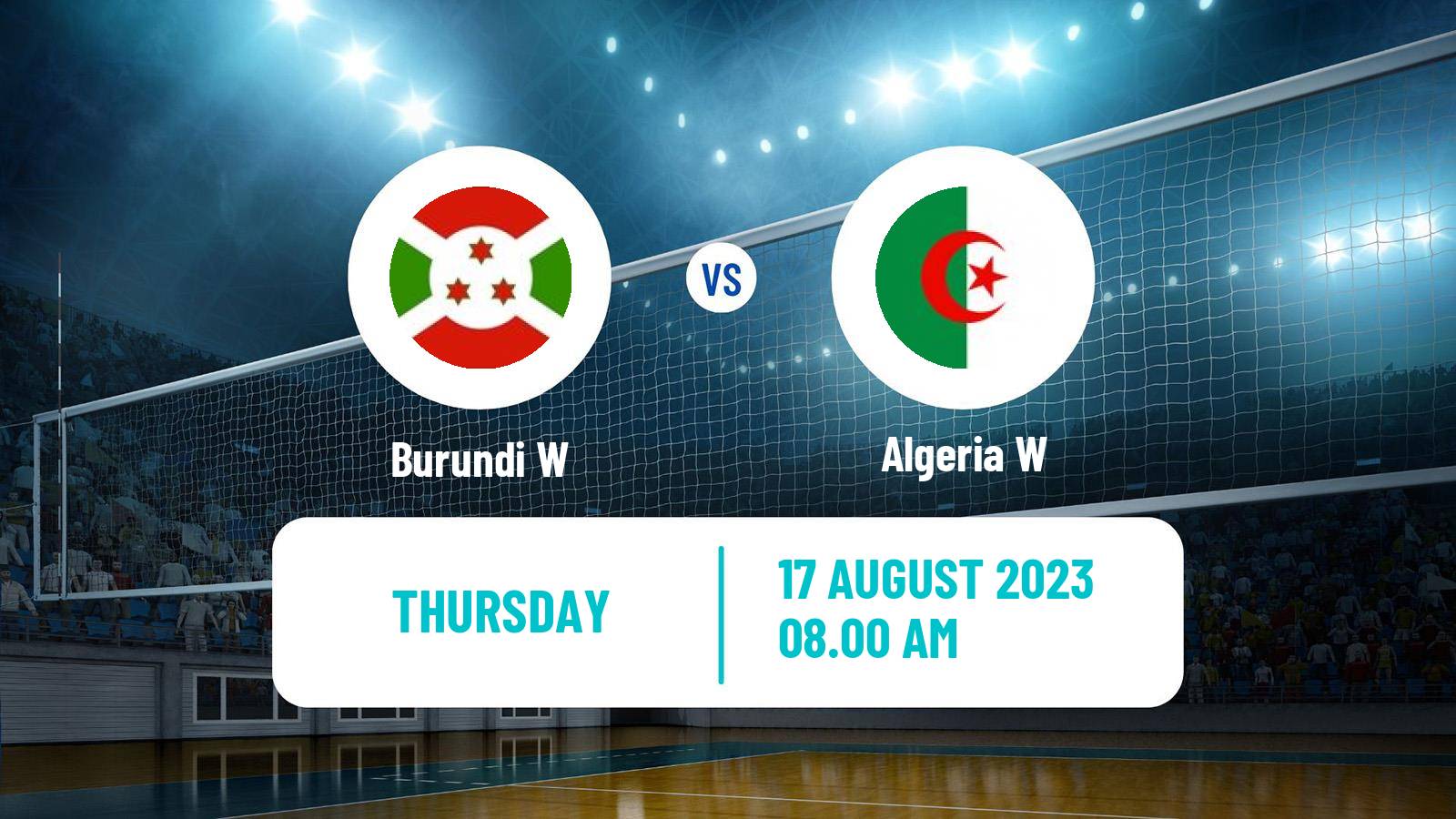 Volleyball African Championship Volleyball Women Burundi W - Algeria W