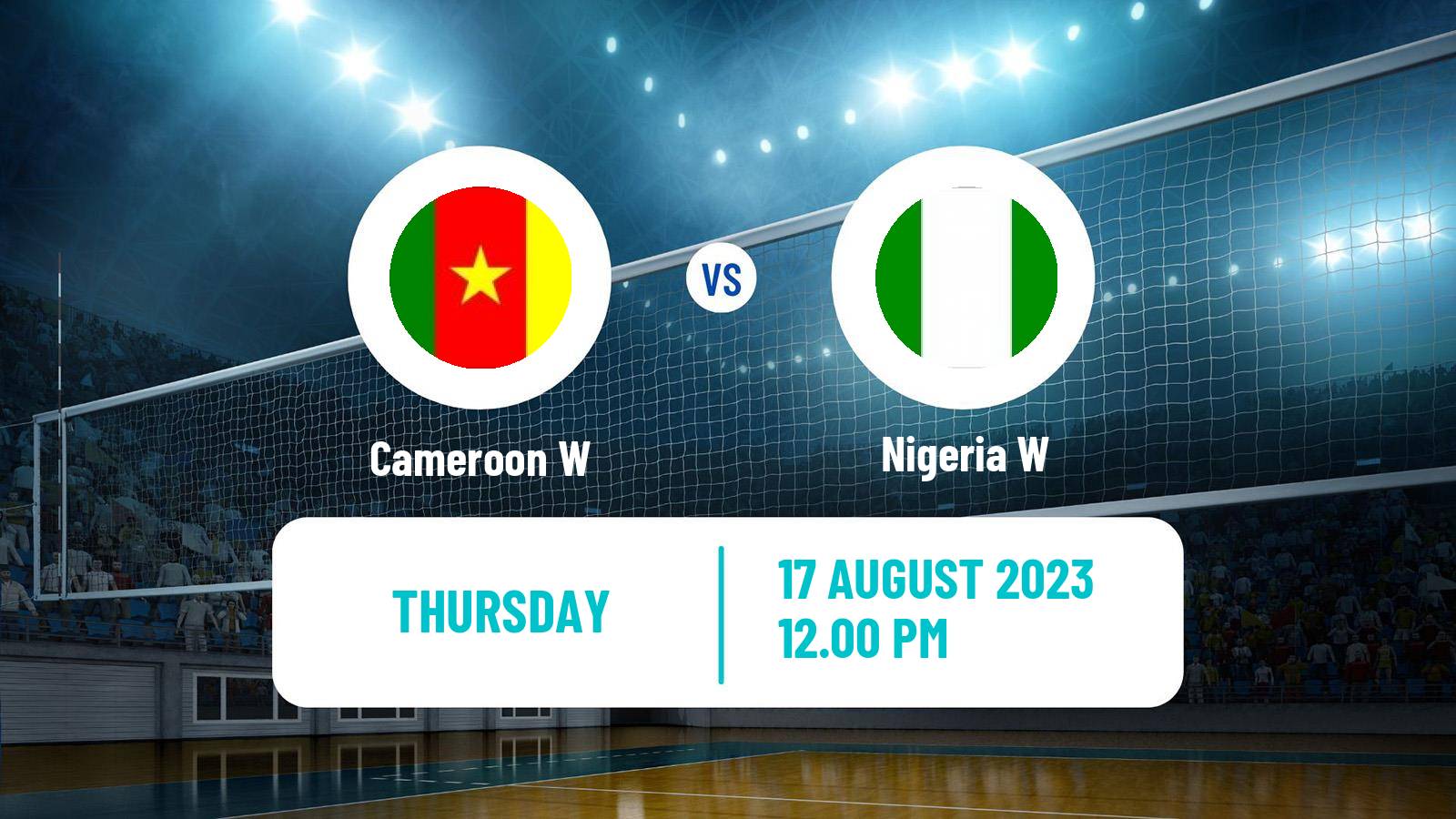 Volleyball African Championship Volleyball Women Cameroon W - Nigeria W
