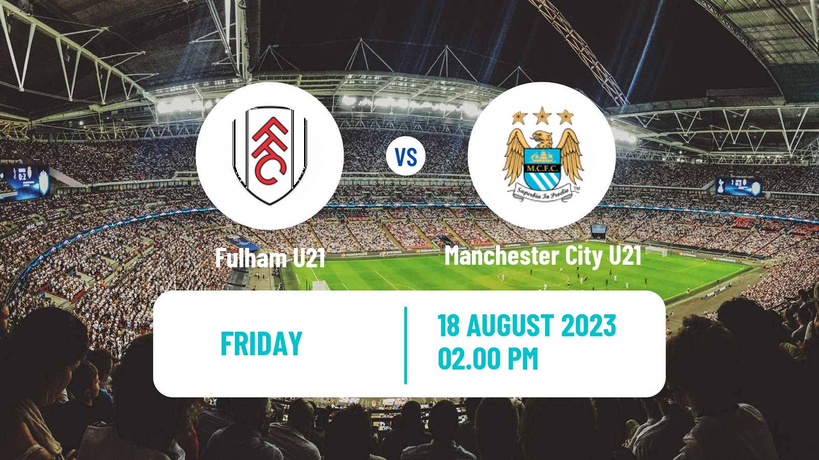 Soccer English Premier League 2 Fulham U21 - Manchester City U21