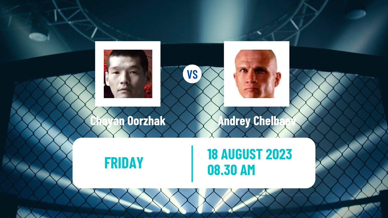 MMA Flyweight One Championship Men Chayan Oorzhak - Andrey Chelbaev