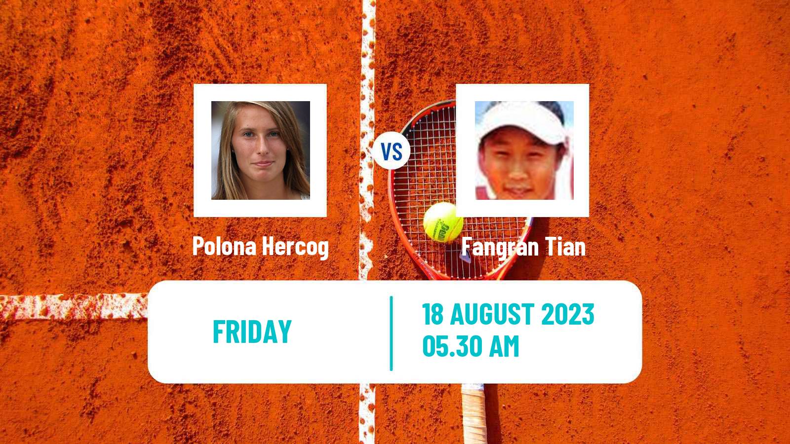 Tennis ITF W25 Vrnjacka Banja Women Polona Hercog - Fangran Tian