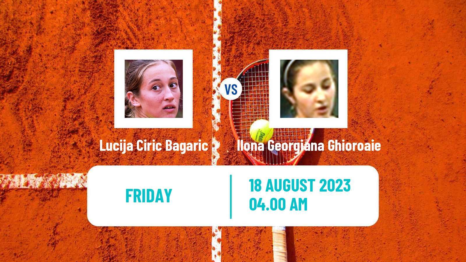 Tennis ITF W25 Bistrita Women Lucija Ciric Bagaric - Ilona Georgiana Ghioroaie