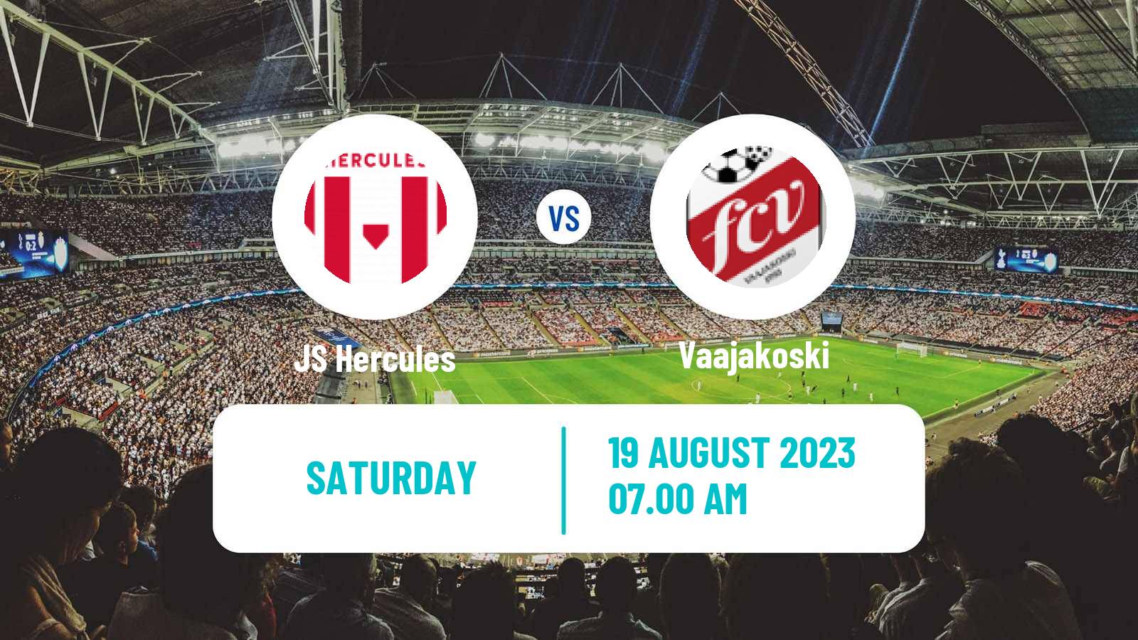 Soccer Finnish Kakkonen Group C JS Hercules - Vaajakoski