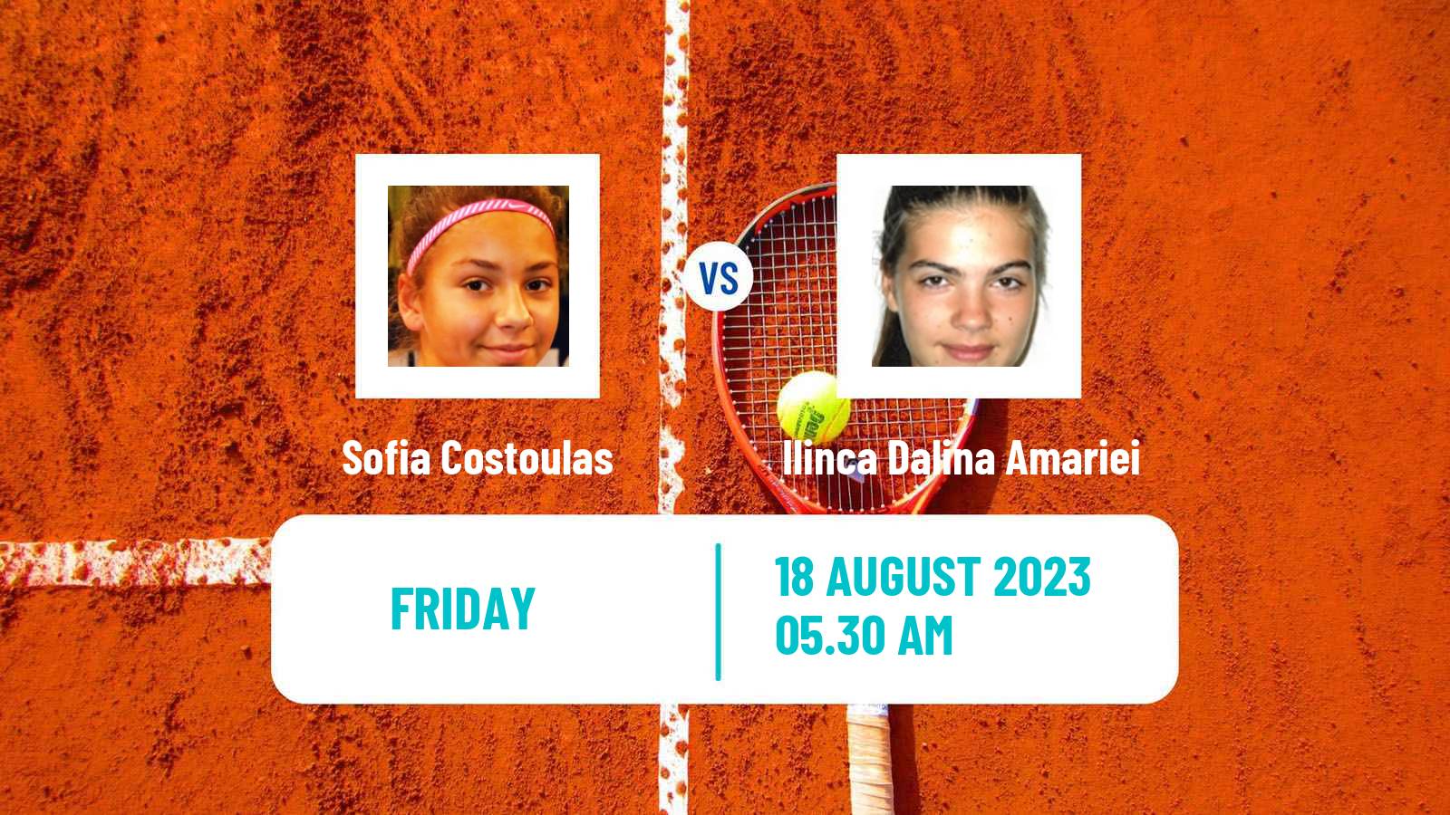 Tennis ITF W25 Bistrita Women Sofia Costoulas - Ilinca Dalina Amariei