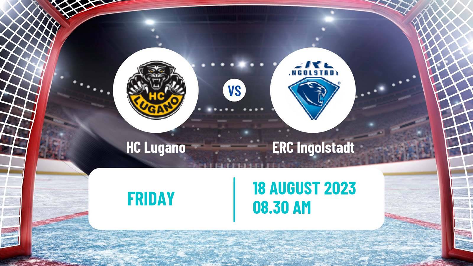 Hockey Club Friendly Ice Hockey Lugano - ERC Ingolstadt