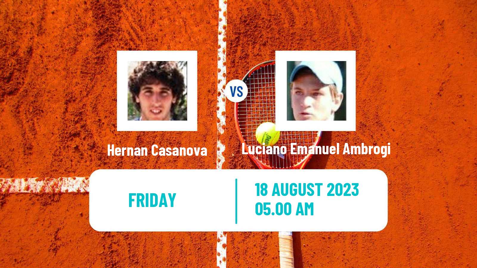 Tennis ITF M25 Koksijde Men Hernan Casanova - Luciano Emanuel Ambrogi