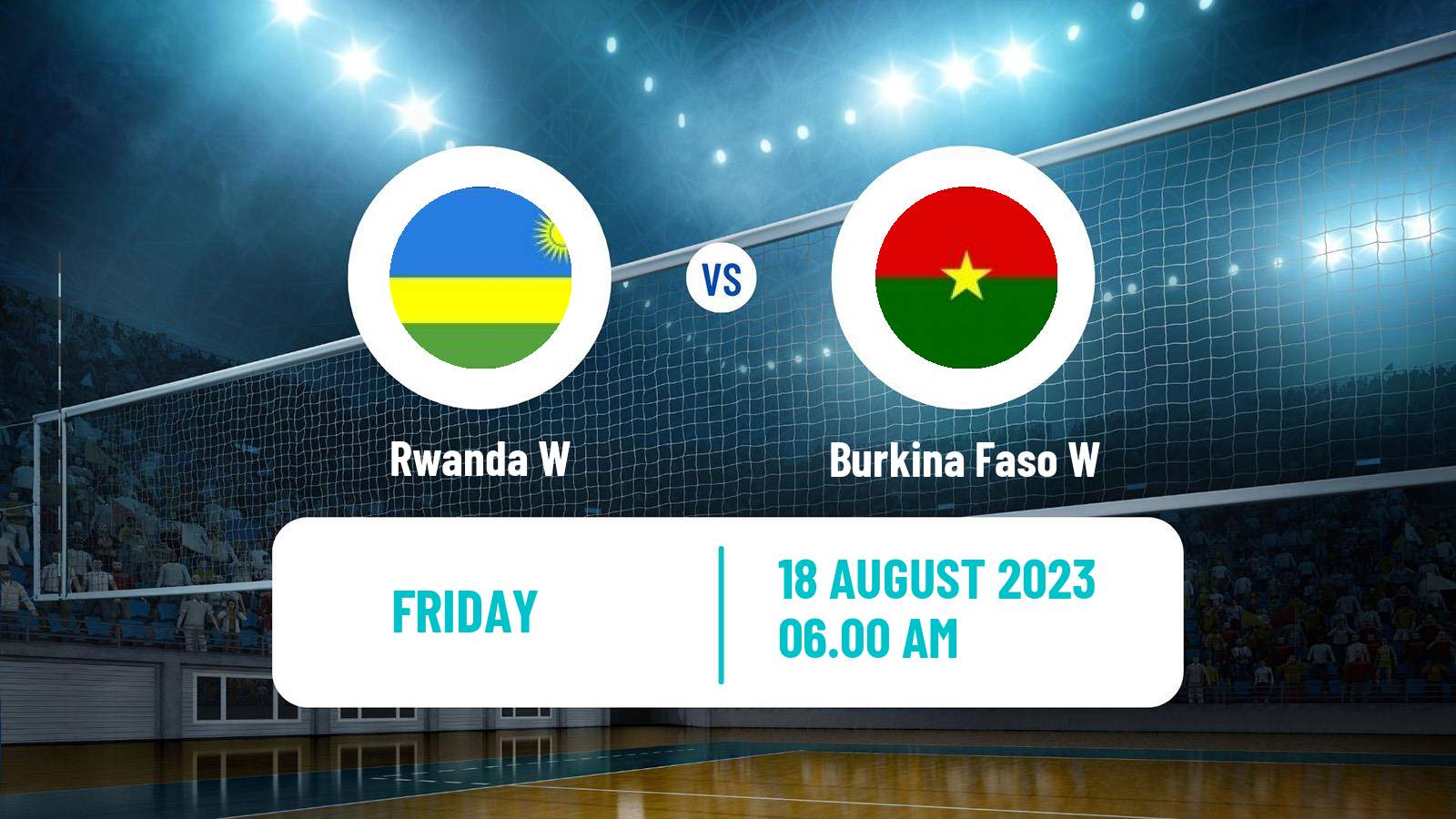 Volleyball African Championship Volleyball Women Rwanda W - Burkina Faso W