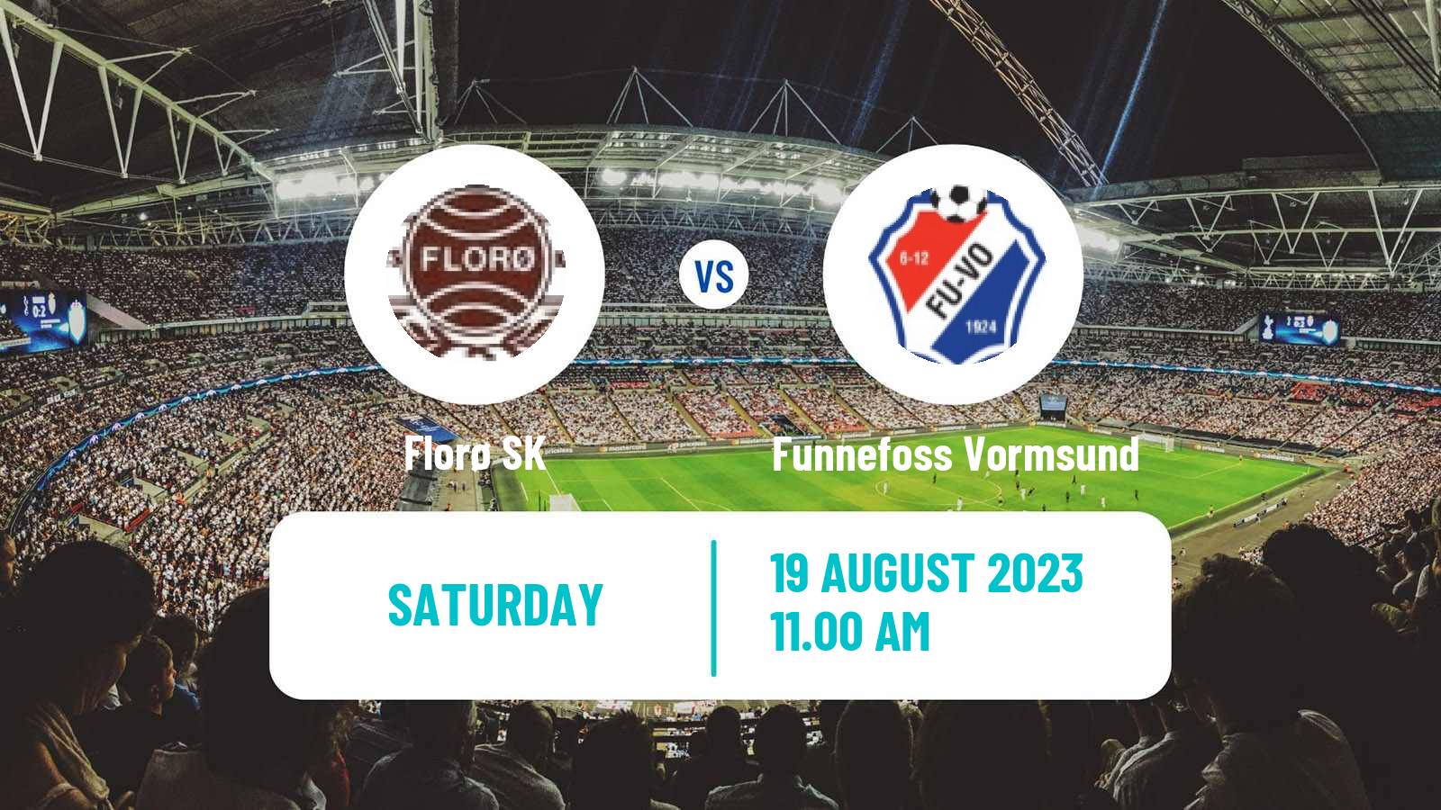 Soccer Norwegian Division 3 - Group 2 Florø - Funnefoss Vormsund