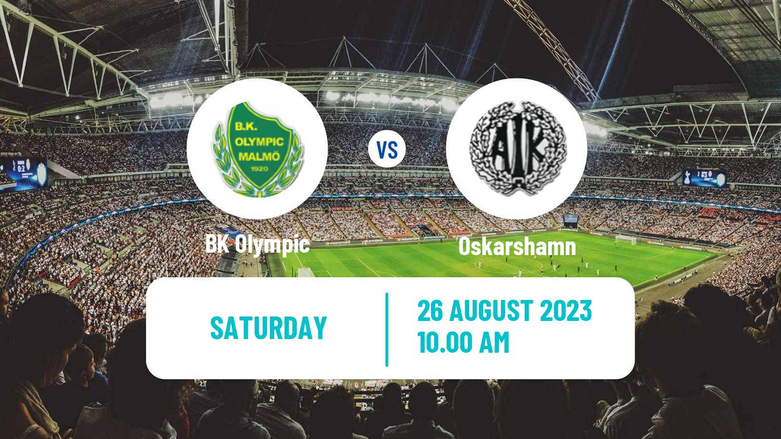 Soccer Swedish Division 1 Södra Olympic - Oskarshamn