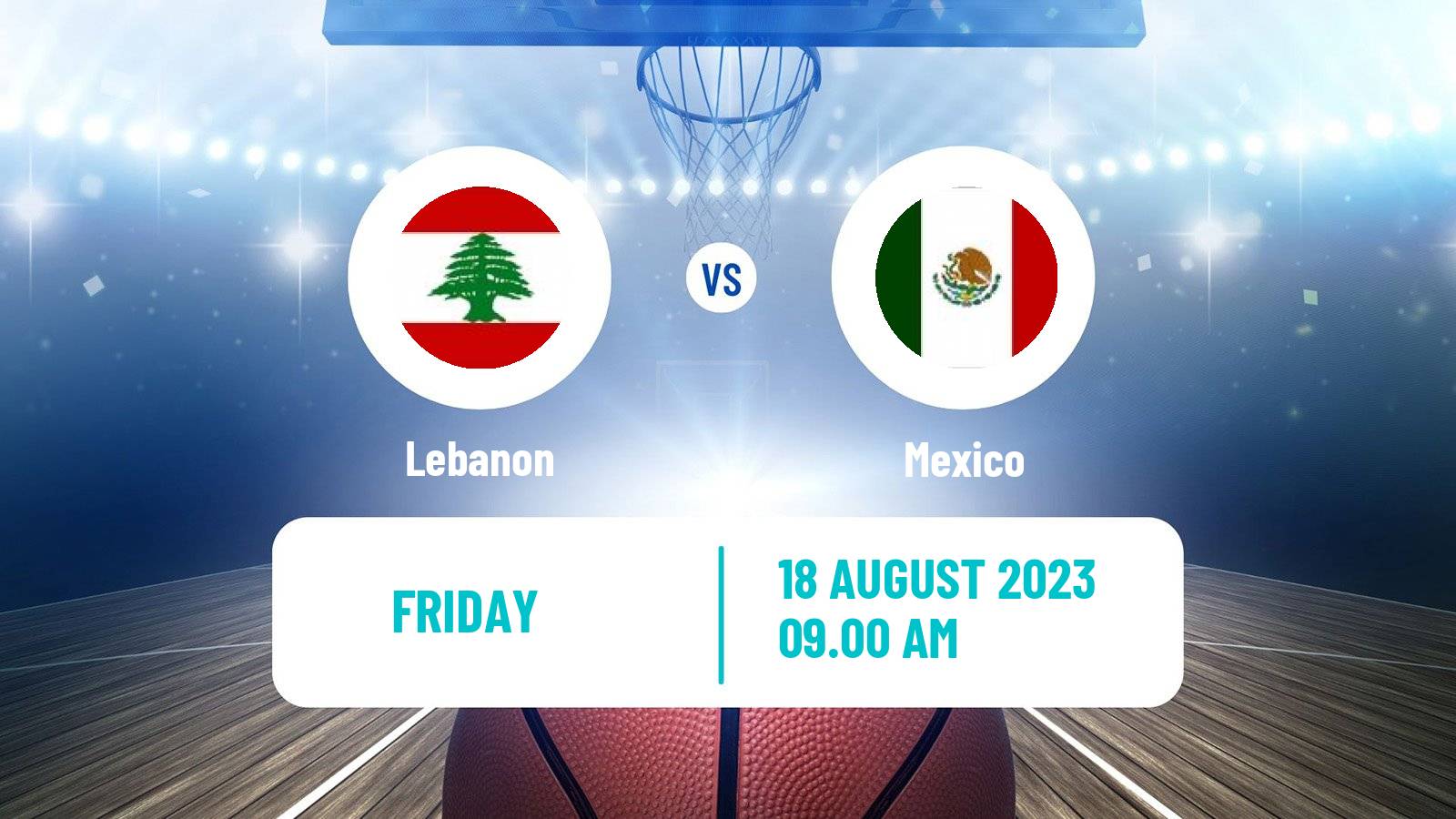 Basketball Friendly International Basketball Lebanon - Mexico