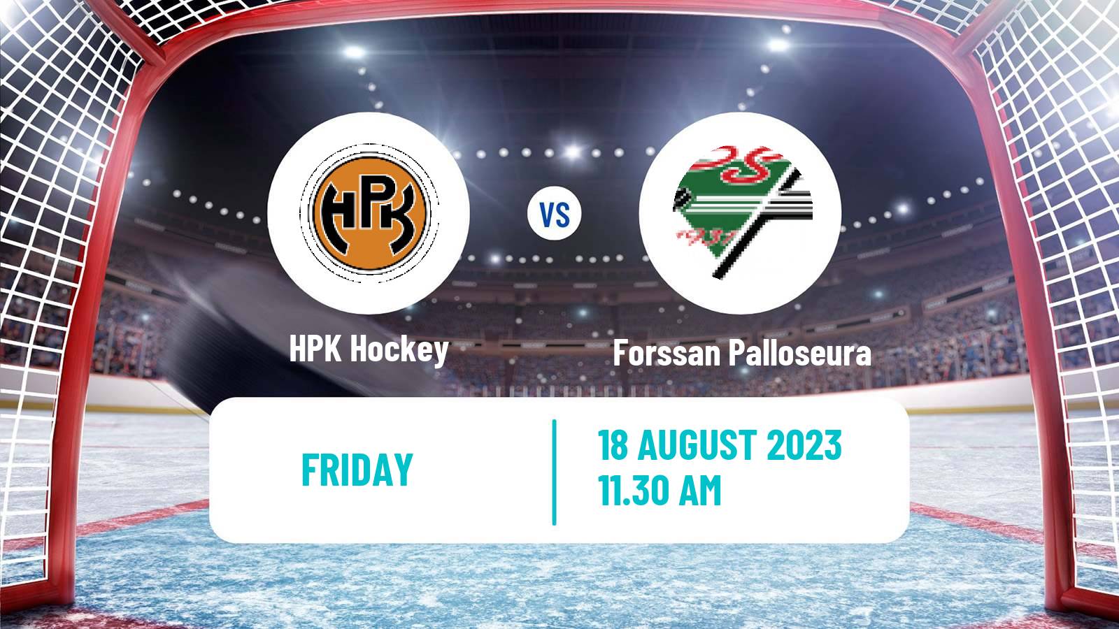 Hockey Club Friendly Ice Hockey HPK - Forssan Palloseura