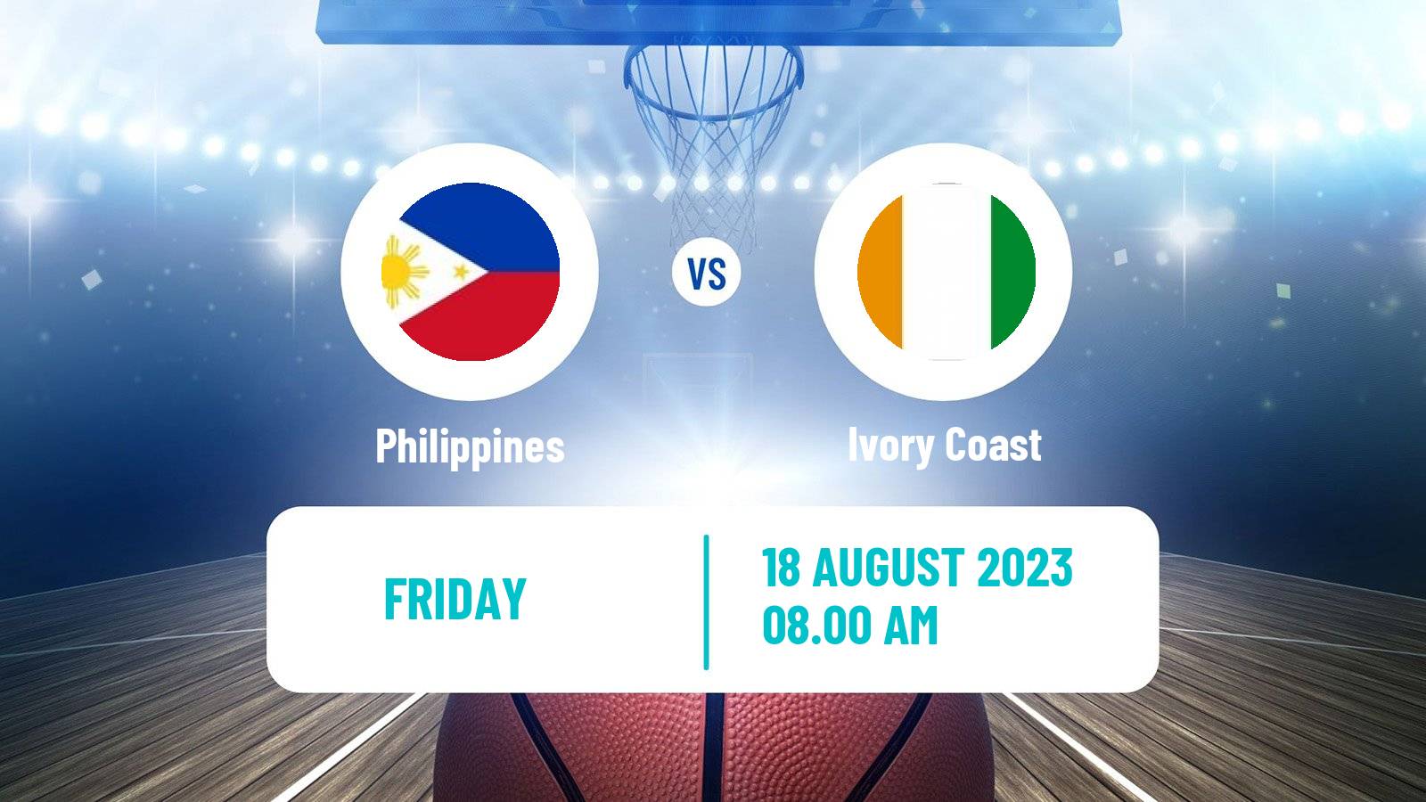 Basketball Friendly International Basketball Philippines - Ivory Coast