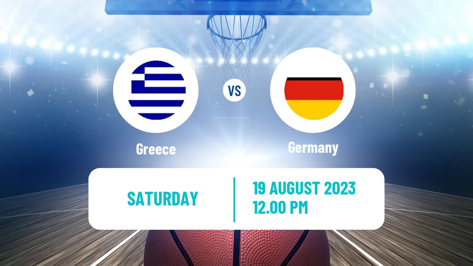 Basketball Friendly International Basketball Greece - Germany