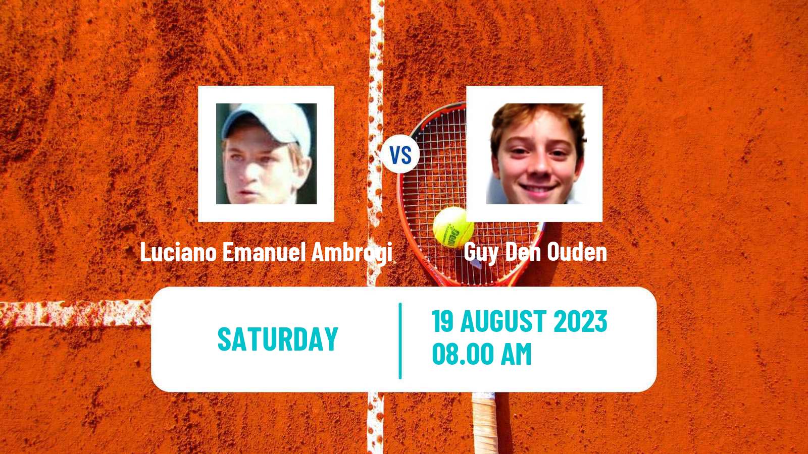 Tennis ITF M25 Koksijde Men Luciano Emanuel Ambrogi - Guy Den Ouden