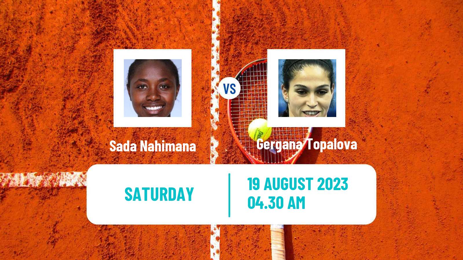 Tennis ITF W40 Wroclaw Women Sada Nahimana - Gergana Topalova