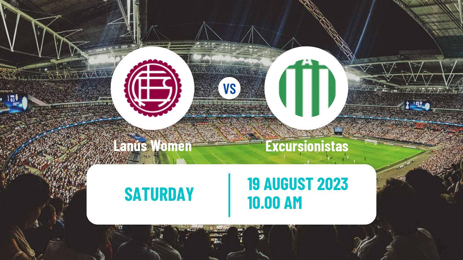 Soccer Argentinian Primera A Women Lanús - Excursionistas