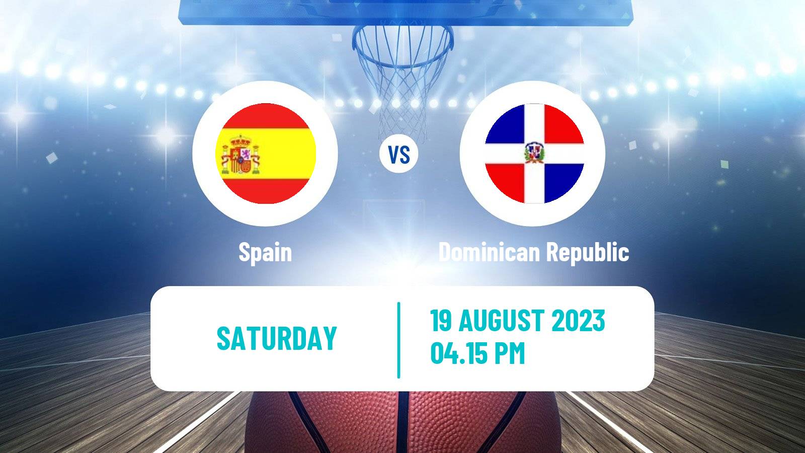 Basketball Friendly International Basketball Spain - Dominican Republic