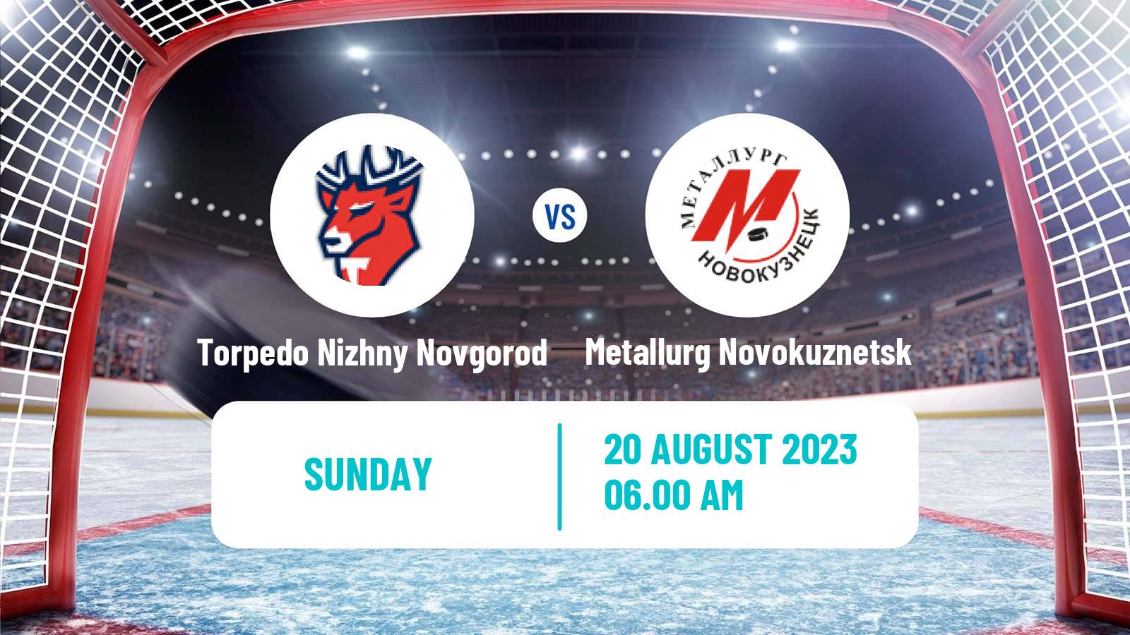 Hockey Club Friendly Ice Hockey Torpedo Nizhny Novgorod - Metallurg Novokuznetsk