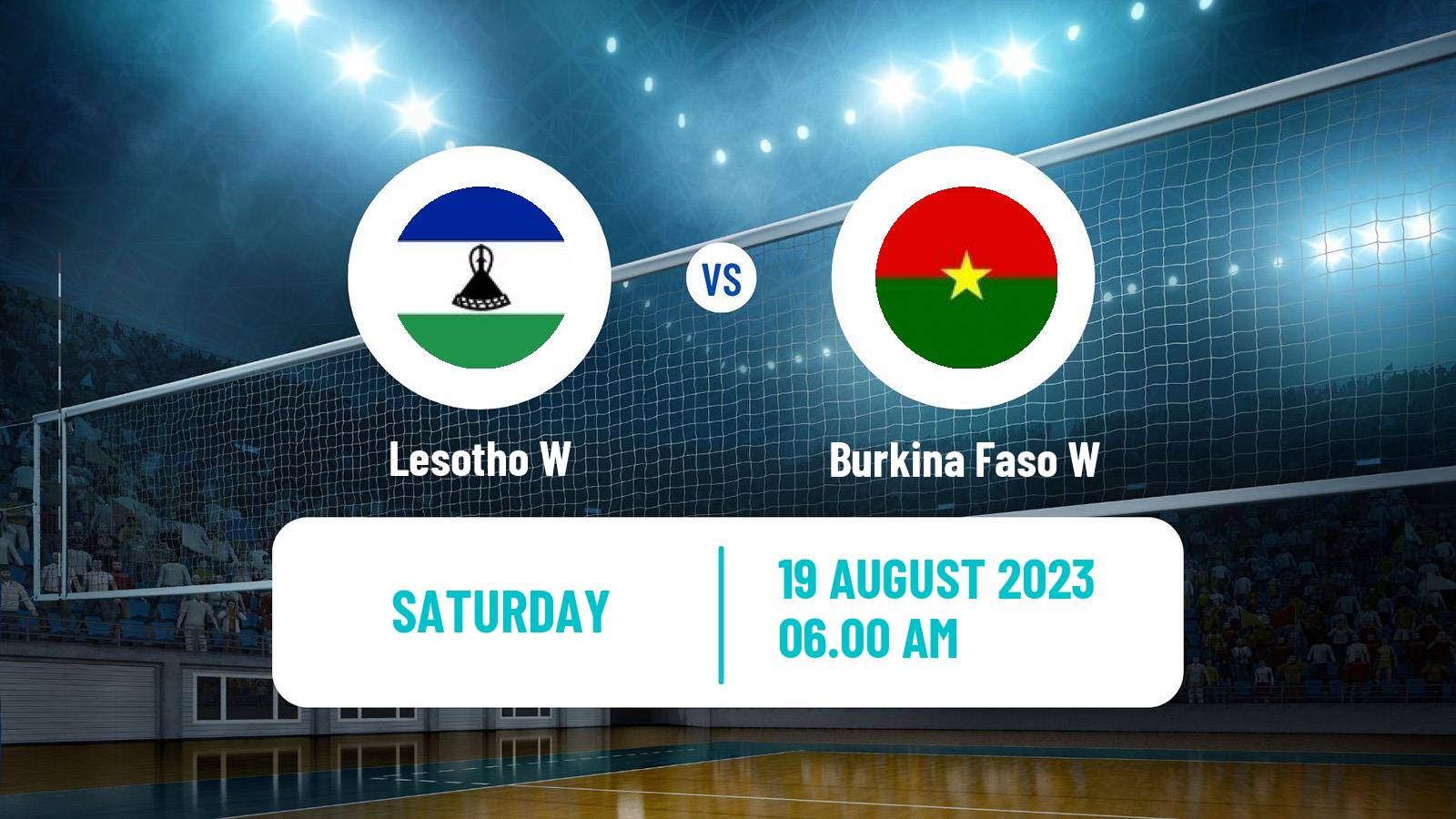 Volleyball African Championship Volleyball Women Lesotho W - Burkina Faso W