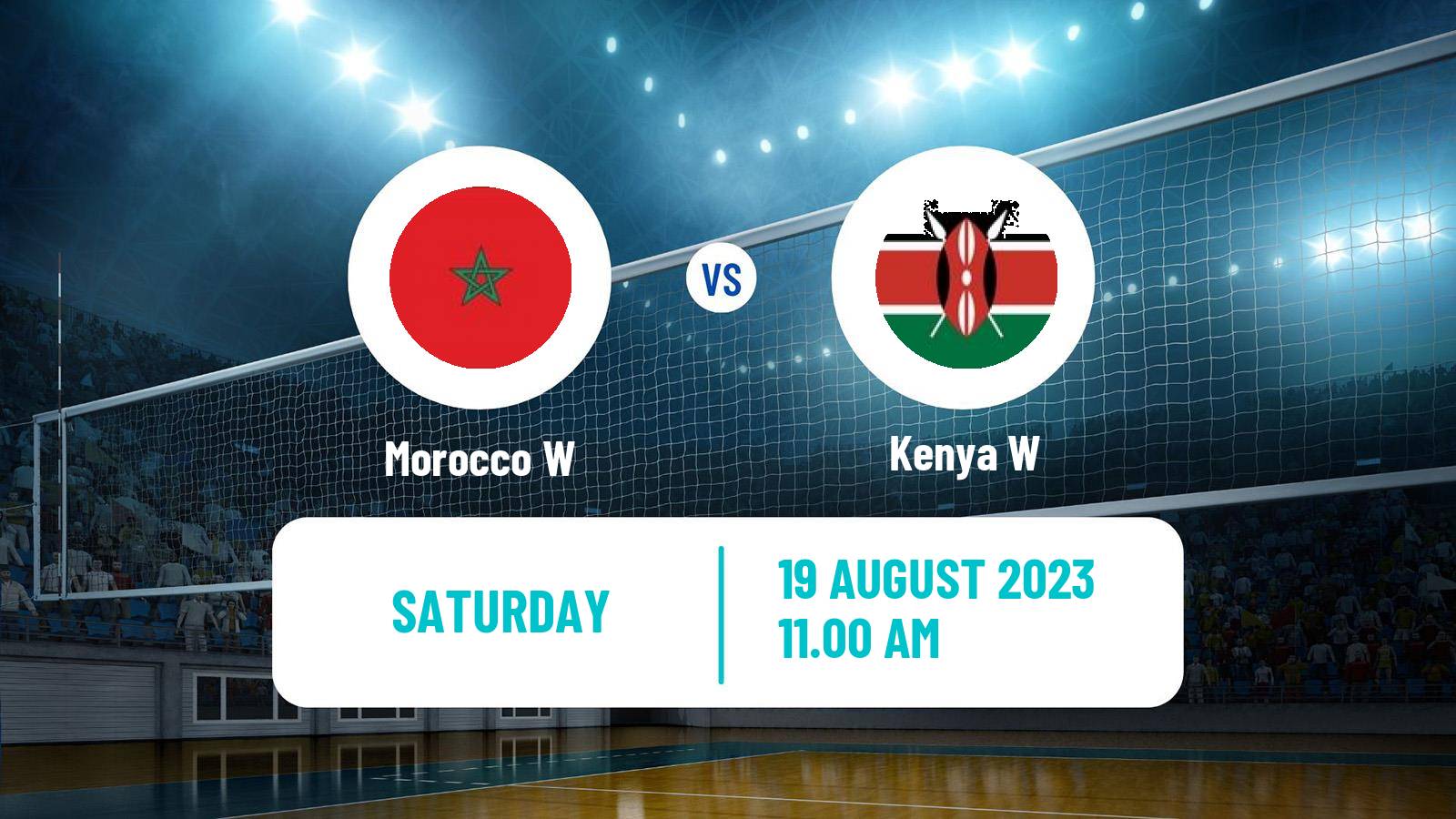 Volleyball African Championship Volleyball Women Morocco W - Kenya W