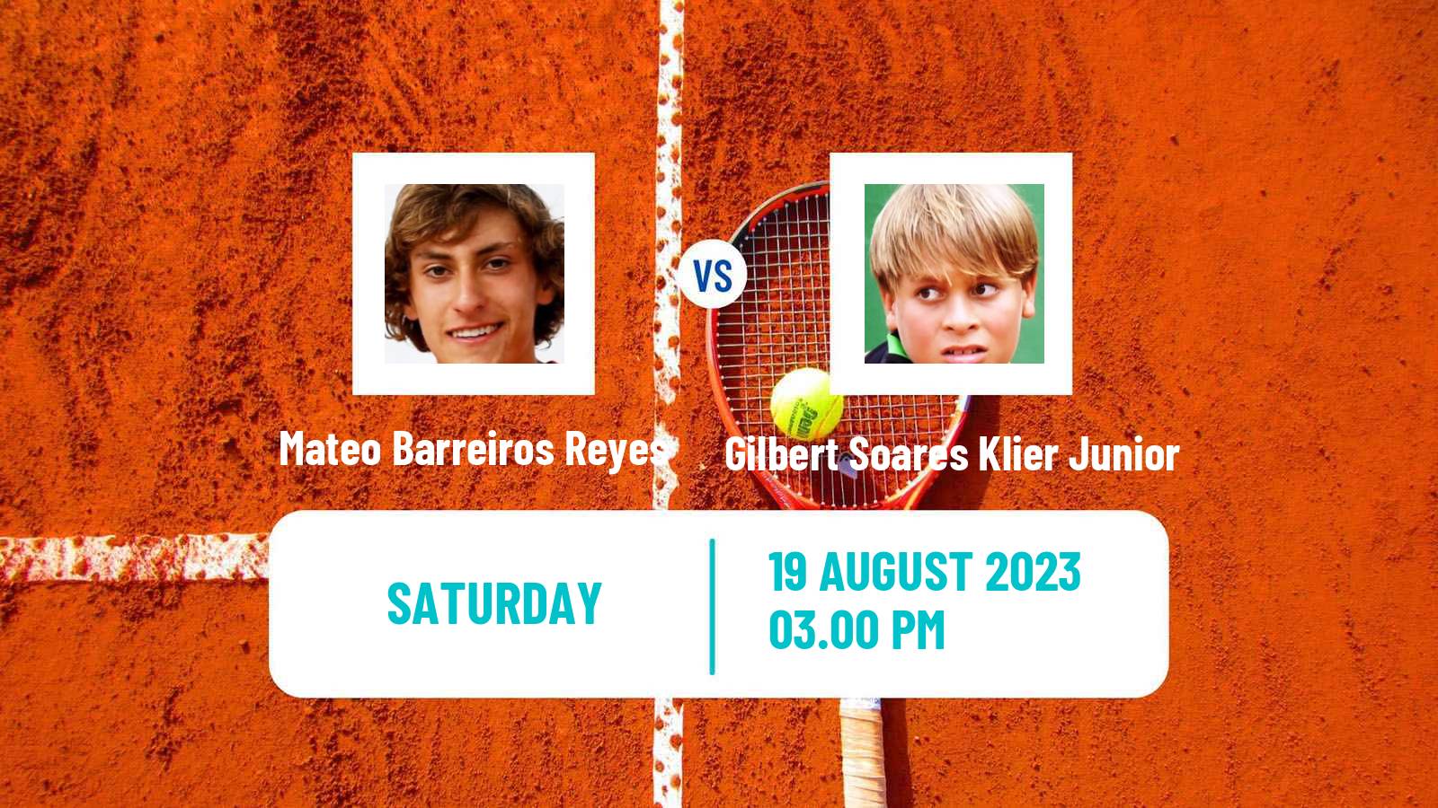 Tennis ITF M15 Belem Men Mateo Barreiros Reyes - Gilbert Soares Klier Junior