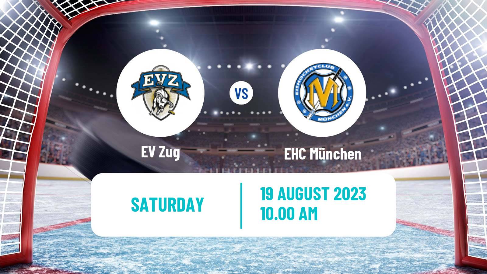 Hockey Club Friendly Ice Hockey EV Zug - EHC München