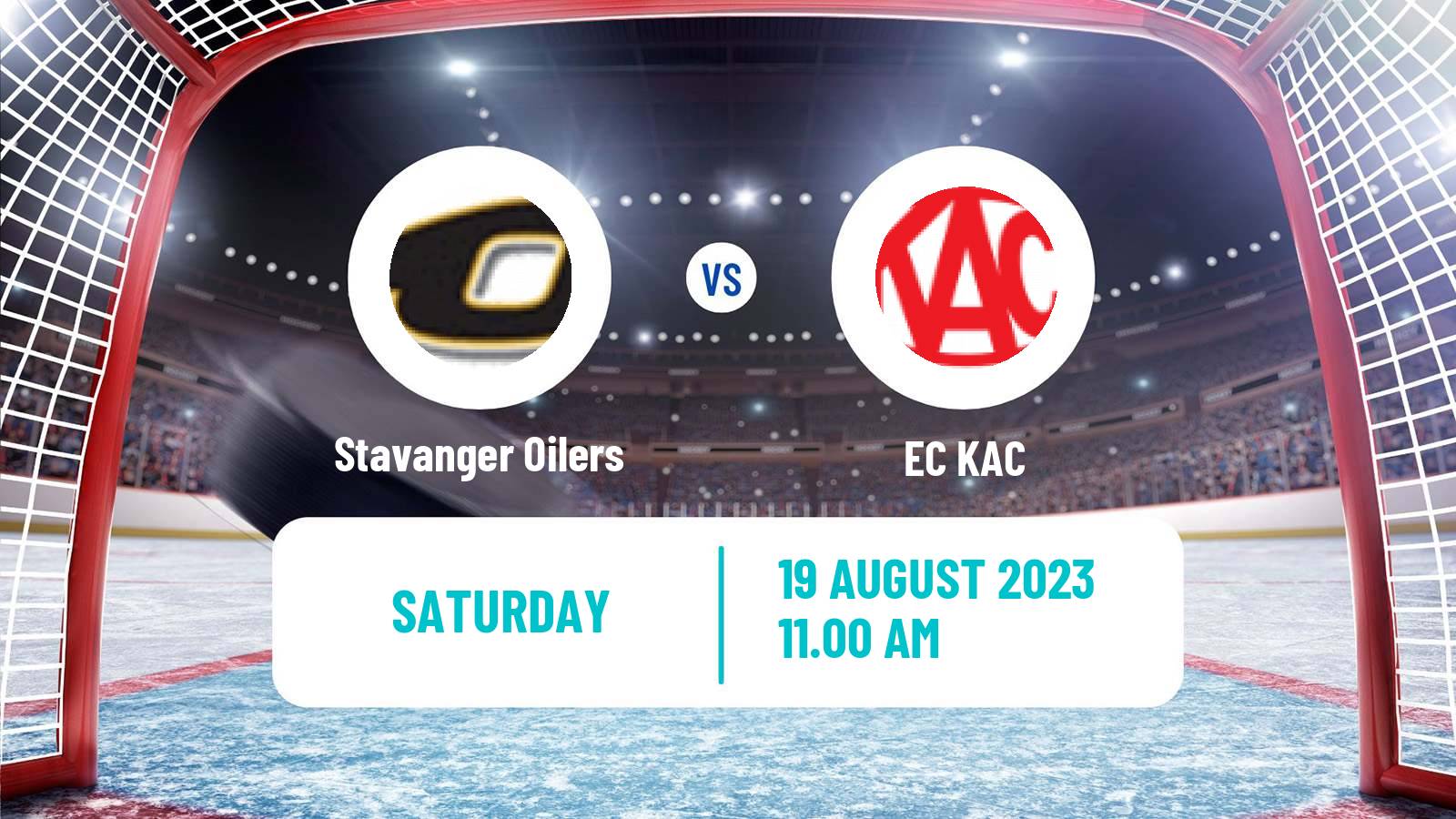 Hockey Club Friendly Ice Hockey Stavanger Oilers - EC KAC