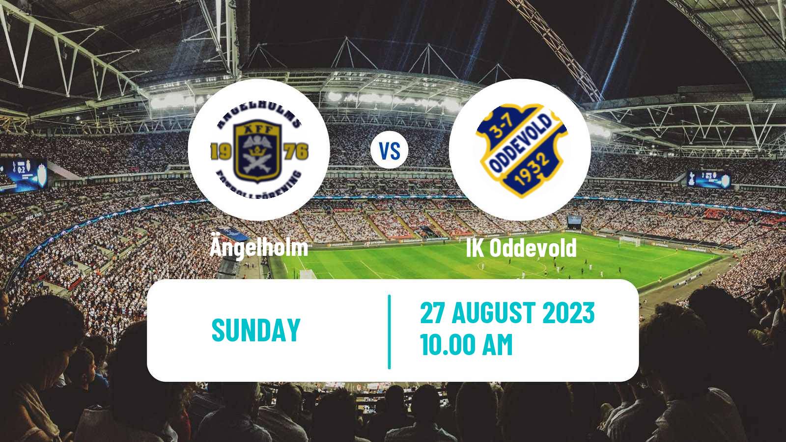 Soccer Swedish Division 1 Södra Ängelholm - Oddevold