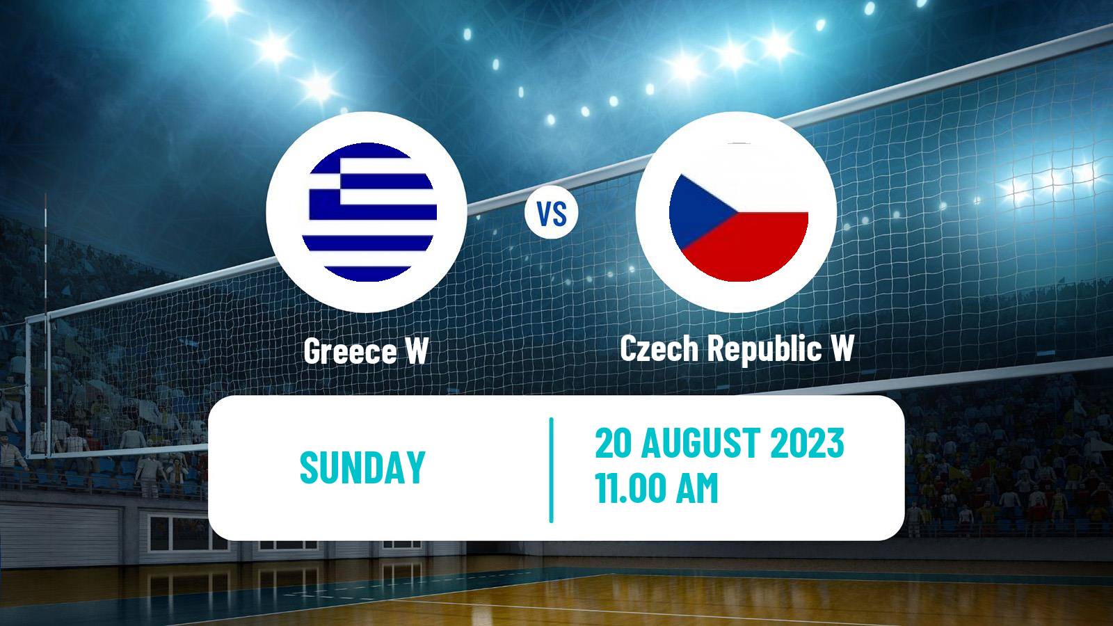 Volleyball European Championships Volleyball Women Greece W - Czech Republic W