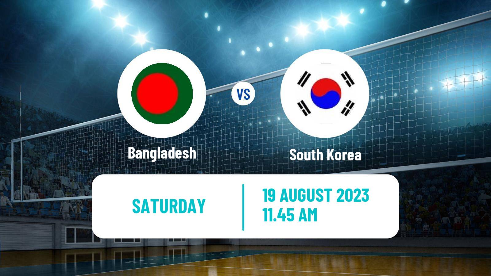 Volleyball Asian Championship Volleyball Bangladesh - South Korea