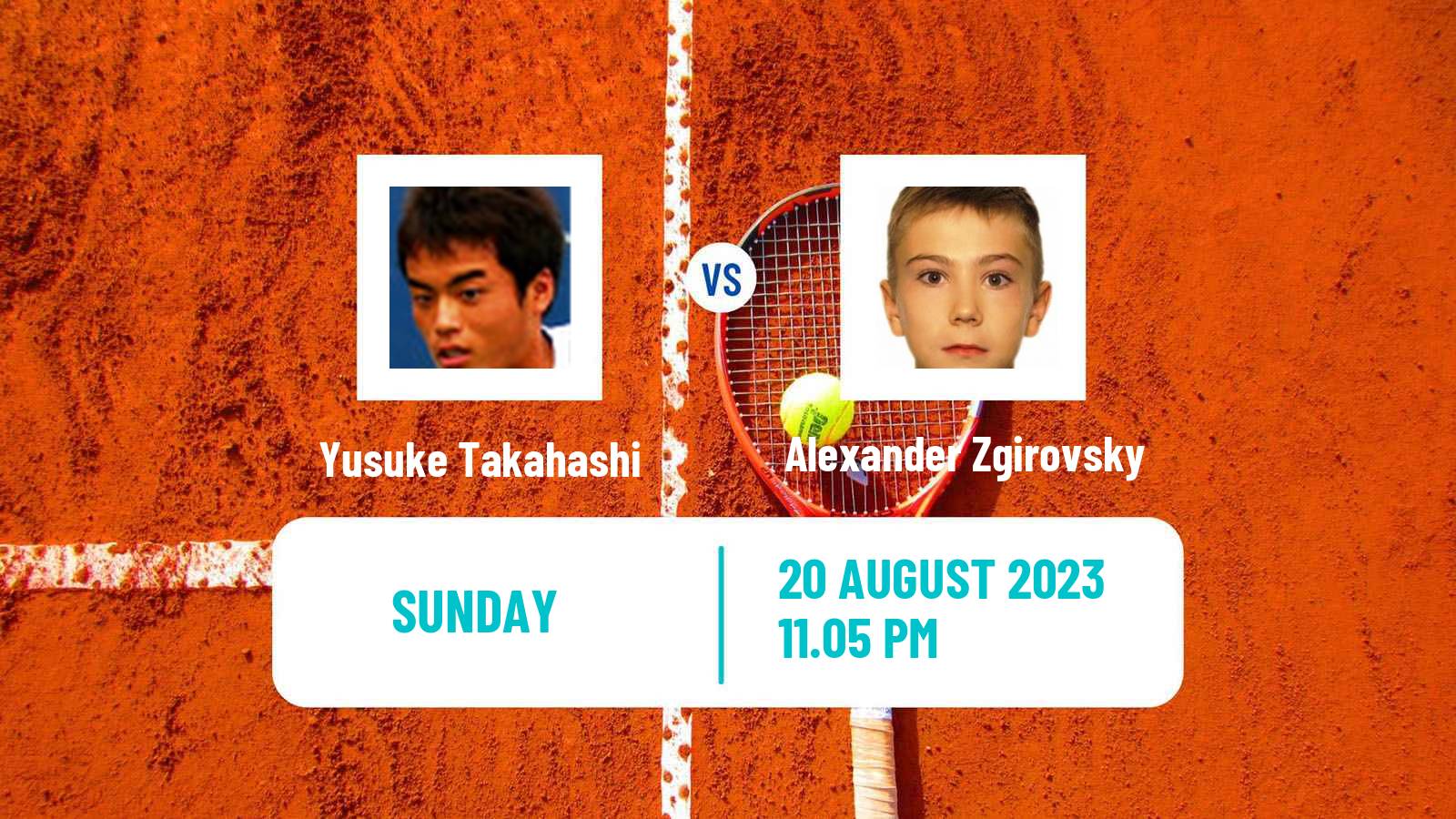 Tennis Zhuhai Challenger Men Yusuke Takahashi - Alexander Zgirovsky